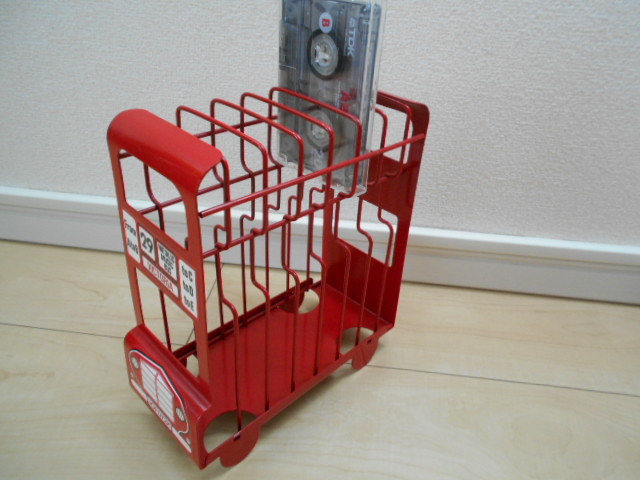 昭和レトロ 激レア 当時物 ロンドンバスタイプ カセットケースホルダー 美品拍卖