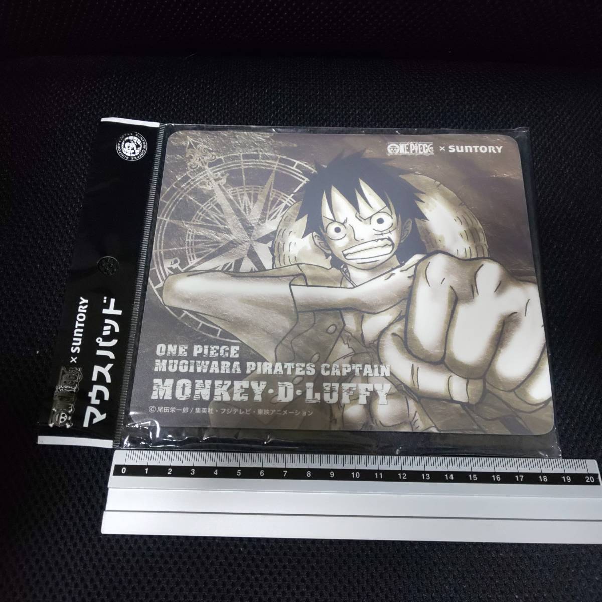 ■ 即決 ワンピース マウスパッド ONE PIECE モンキー・D・ルフィー 19cm×16cm 未使用 未開封 サントリー ボス コーヒー 非売品拍卖