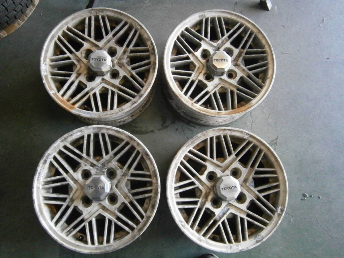 希少 当時物 ジャンク レストアベース 旧トヨタ純正 GX71 61 51 マークⅡ クレスタ チェイサー 14インチ 5.5 4h114 +27拍卖