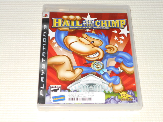 PS3★HAIL TO THE CHIMP 海外版(国内本体動作可能)★箱付・説明書付・ソフト付拍卖