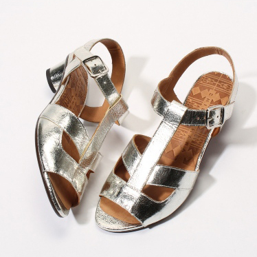 定価5万 CHIE MIHARA チエミハラ シルバー レザー ストラップ サンダル ジャーナルスタンダード JOURNAL STANDARD 靴シューズ箱付き 未使用拍卖