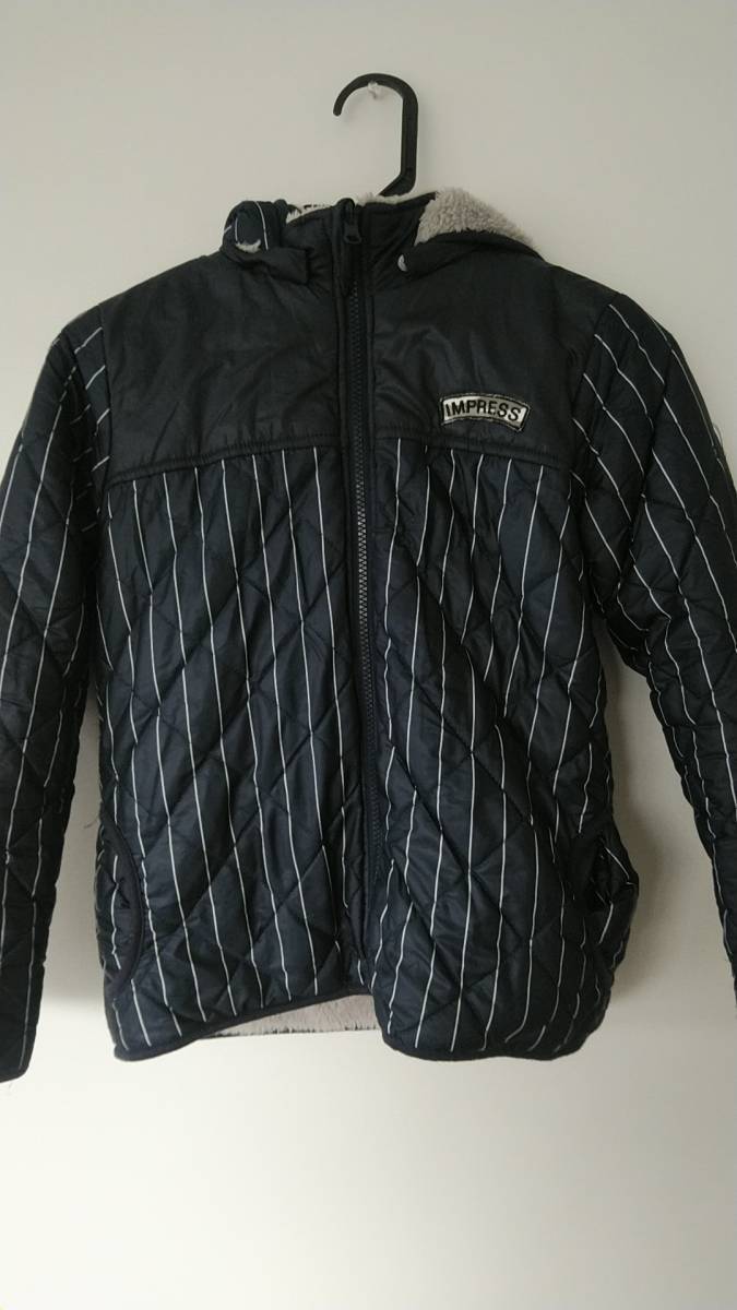 IMPRESS 中綿キルトブルゾン(フード付き)美品拍卖