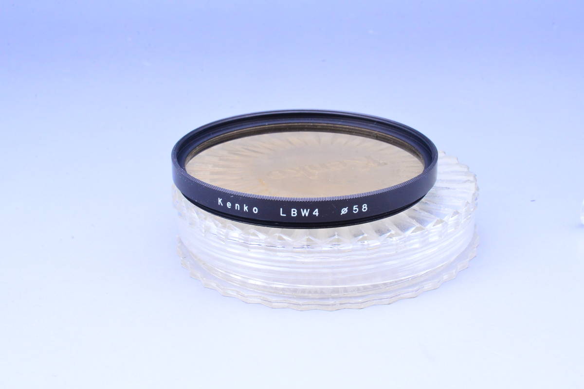 【送料無料】Kenko ケンコー 58mm LB W4 レンズフィルター拍卖