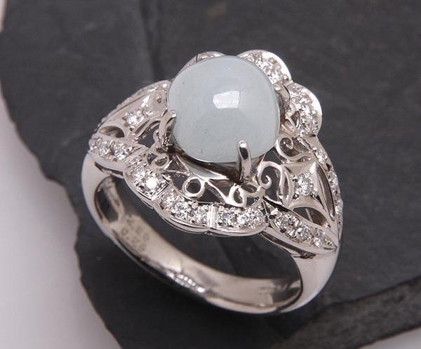 《質屋出品》Pt900天然ベリル2.58ct+ダイアリング★C-1882拍卖