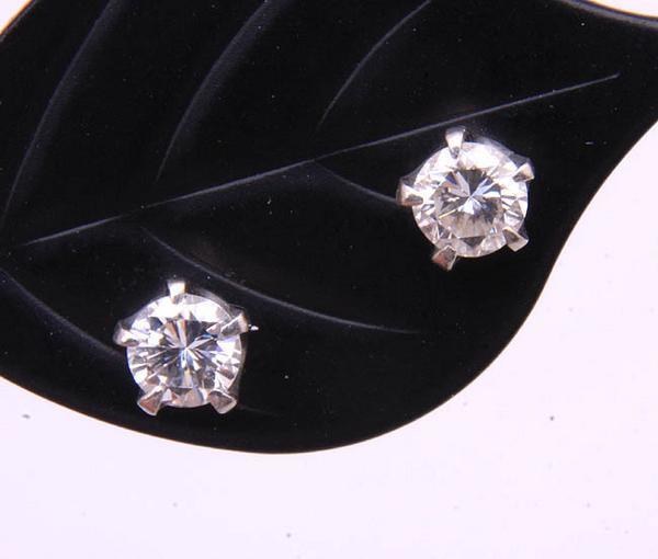 《質屋出品》Pt900★ダイア0.47ctスタッドピアス★C-2911拍卖