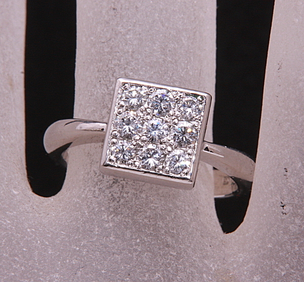 《質屋出品》セイコージュエリー★Pt900天然ダイアモンド0.50ctリング★C-4663拍卖