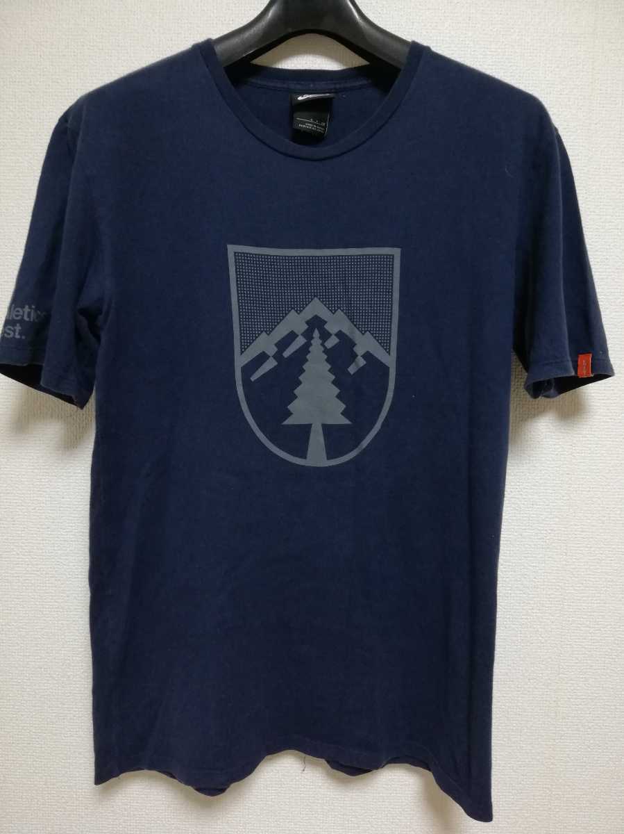 【即決】NIKE × ループウィラー 半袖Tシャツ S サイズ ネイビー 別注拍卖