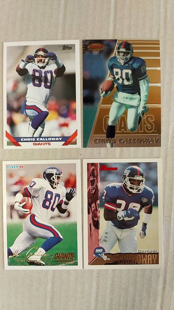 NFLカード CHRIS CALLOWAY 11種 ジャイアンツ WR拍卖