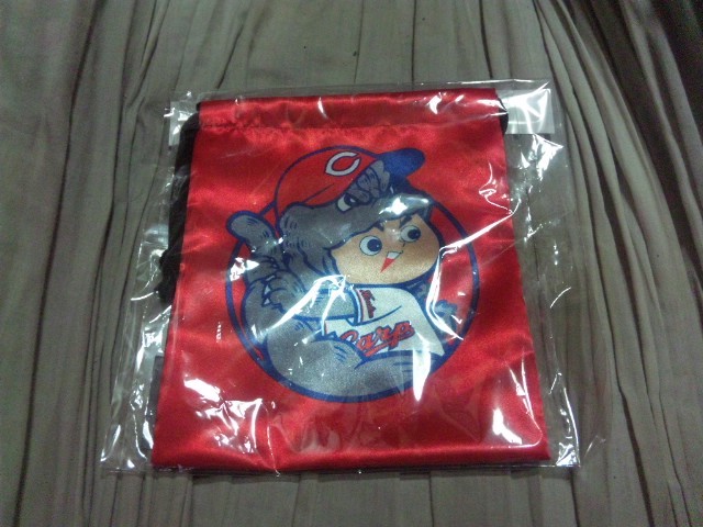【カグ-新品】(広島カープ)カープ坊や×シンゴジラコラボ 巾着拍卖