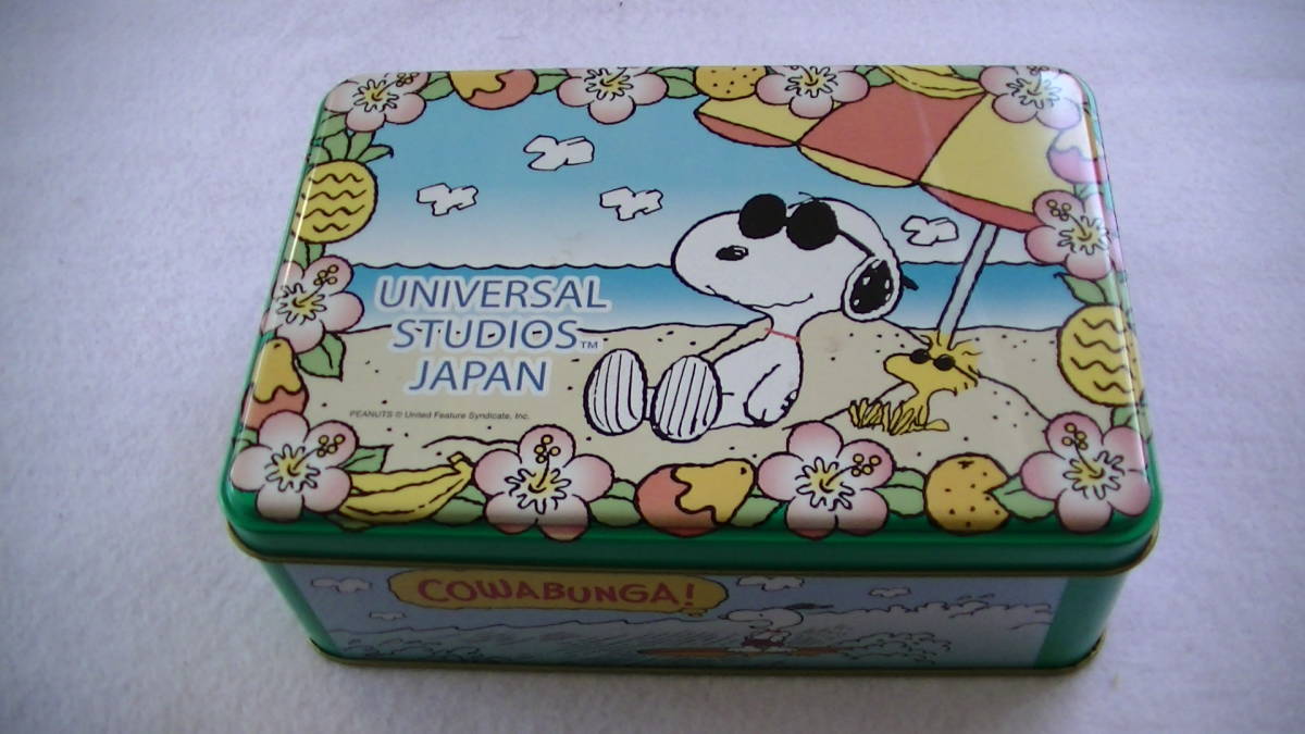 USJ限定 スヌーピー 缶ケース拍卖