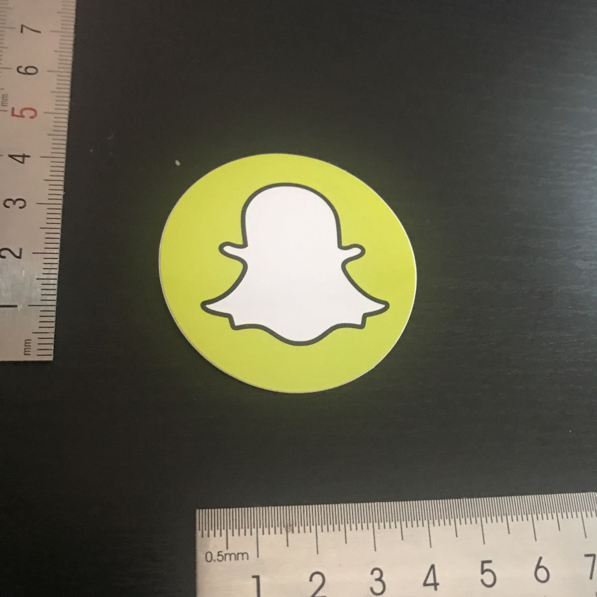 Snapchat スナップチャットアプリロゴシール@1924拍卖