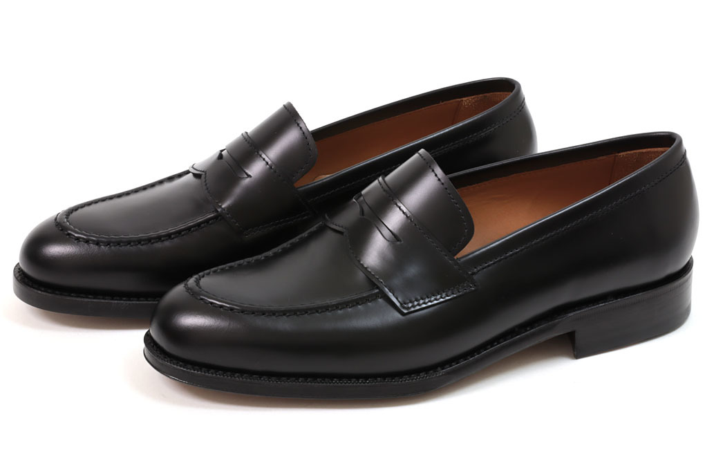 新品-YA062- ヤンコ ローファー ブラック 6.5(25.0cm) YANKO拍卖