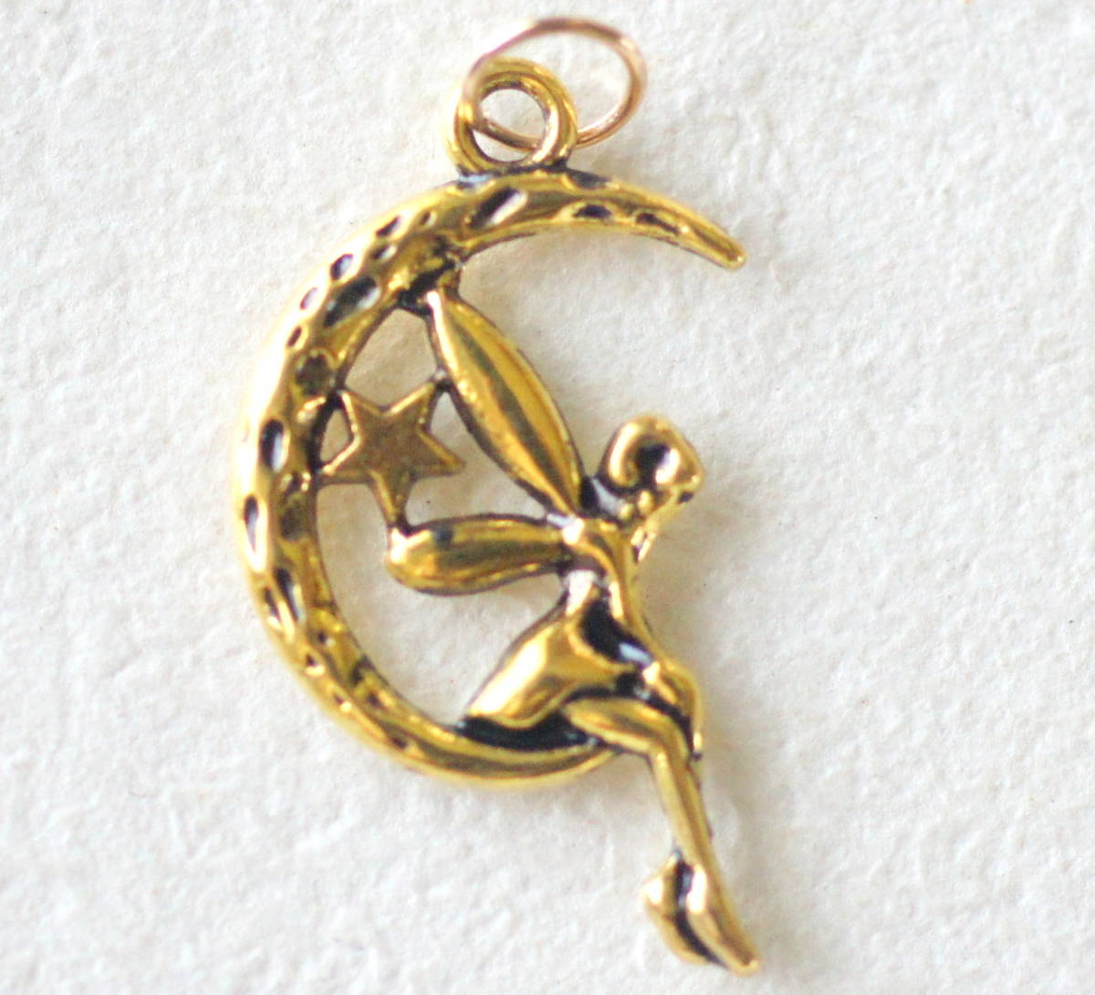 ■即決■月に乗った妖精 月と星とフェアリーG・メタルチャーム拍卖