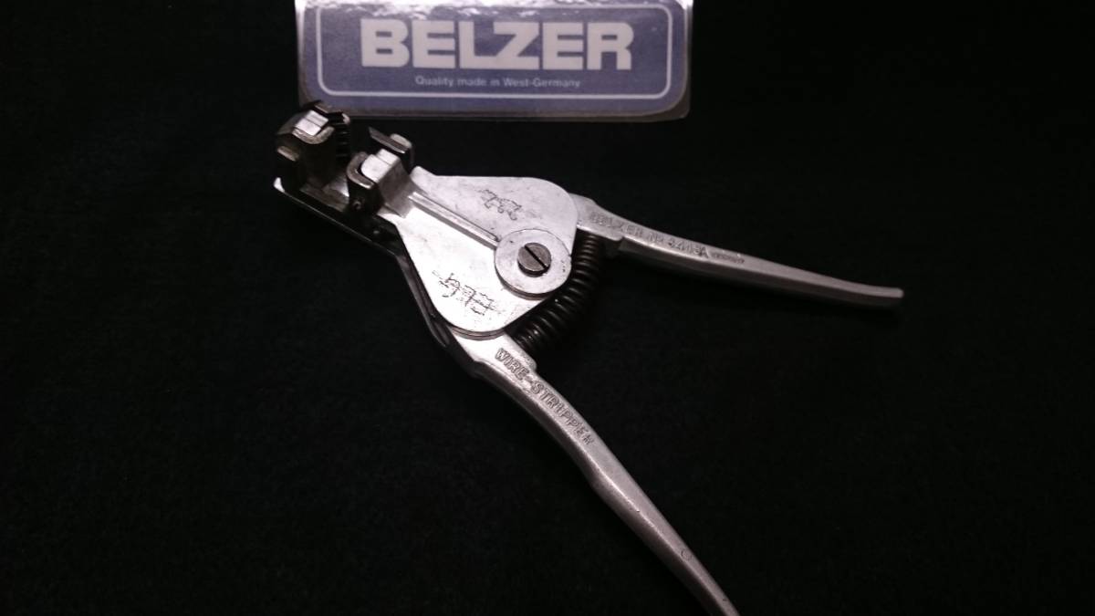 ・BELZER ベルツァー ワイヤーストリッパー No3418A GERMANY 当時物!! 拍卖