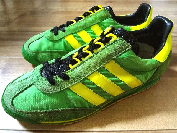 良品、ビンテージ、レア!ADIDAS アディダス SL76 グリーン/イエロー 1993年クロアチア製 24cm US6オリジナル SL72 FORMEL 1 フォーミュラ1拍卖