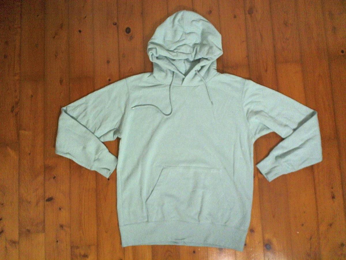 ☆グローバルワーク【GLOBAL WORK】スウェット プルオーバー パーカ S 薄黄緑 色落ち拍卖