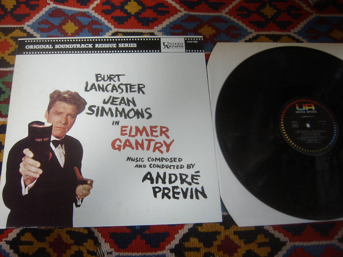 60's サントラ 魅せられた男 Elmer Gantry 音楽 アンドレ・プレヴィン(仏盤LP)/Music Composed And Conducted By Andr Previn 1960年拍卖