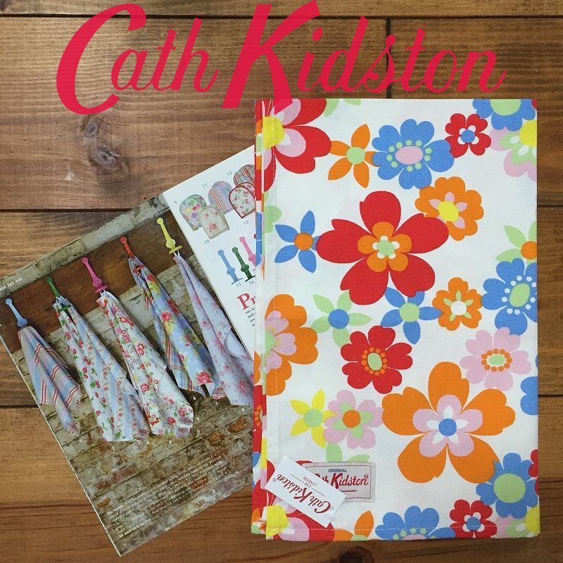 【送料込】 新品 タグ付 キャスキッドソン ティータオル ポップフラワーマルチ拍卖