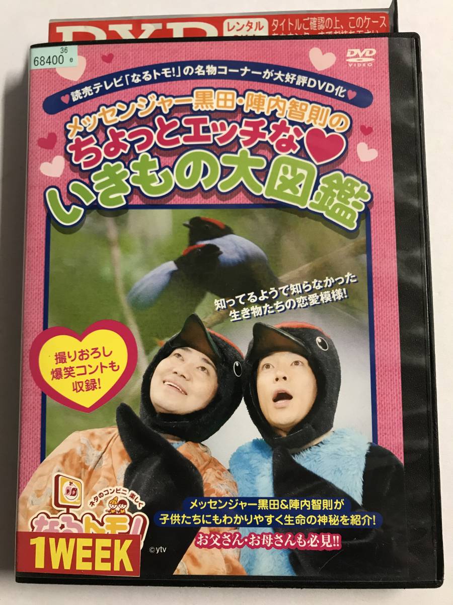 【DVD】なるトモ!メッセンジャー黒田・陣内智則のちょっとエッチな・いきもの大図鑑【レンタル落ち】@A-02@2拍卖