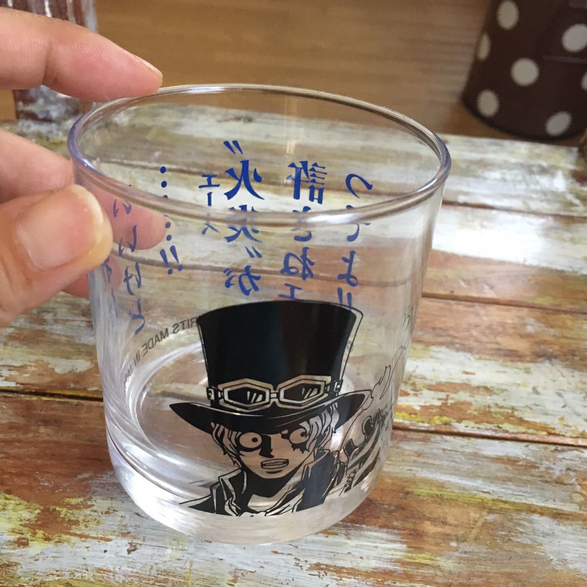 ワンピース サボ 新品 ロックグラス ガラスコップ 他の種類も出品中 まとめて取引可能です拍卖