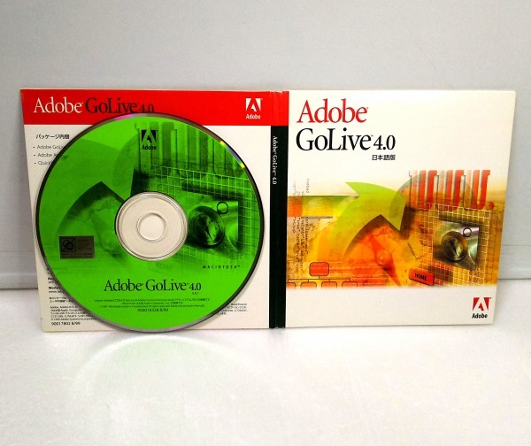 【同梱OK】 Adobe GoLive 4.0 / Mac版 / Webオーサリングツール / ホームページ制作拍卖