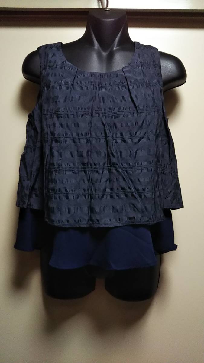 ☆ダズリンシフォンコンビノースリトップス☆新品未使用自宅保管S拍卖