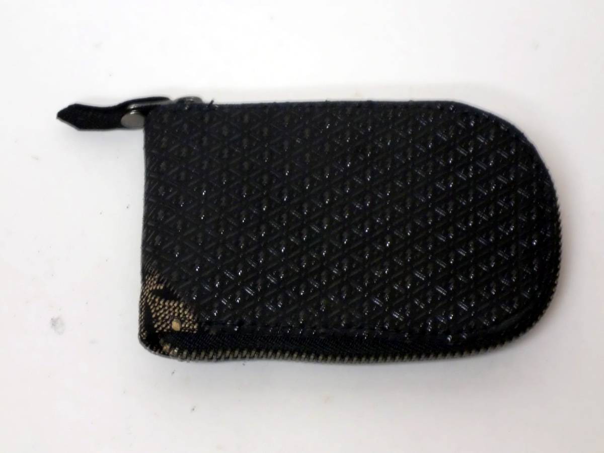 一点品 送料無料247-7印伝鹿革のコイン入れファスナー式拍卖