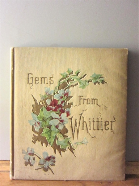 アンティーク1904年★詩集★Gems From Whittier★古書/古本/洋書拍卖