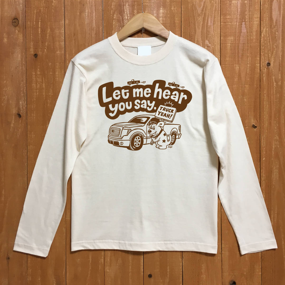 ■ TRUCK YEAH ロンT■Lサイズ(ナチュラルxブラウン)フォード FORD F150拍卖