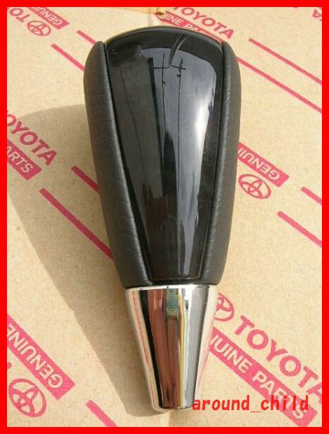 ■トヨタ純正ブラックウッド&レザーシフトノブ■ハリアー/サーフ/ランドクルーザープラド/RAV4/ヴァンガード/iQ/カルディナ/アレックス/2拍卖