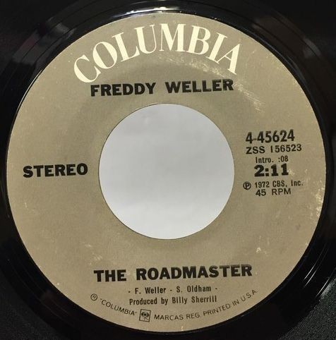 FREDDY WELLER/THE ROADMASTER シングルレコード拍卖