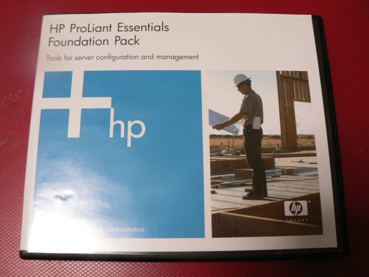 送料最安 230円 HP01:CD-ROM HP Proliant Essentials Foundation Pack CD 2枚組パッケージ拍卖