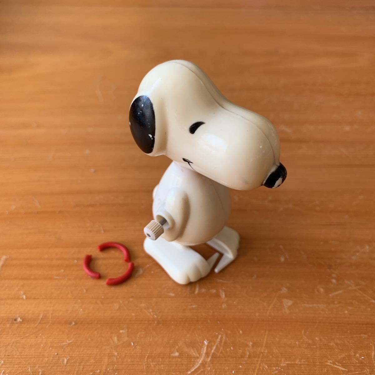 動作確認済 AVIVA社 スヌーピー トコトコ 人形 ゼンマイ SNOOPY TOY とことこ 日本製 レトロ 希少 中古品 送料無料拍卖
