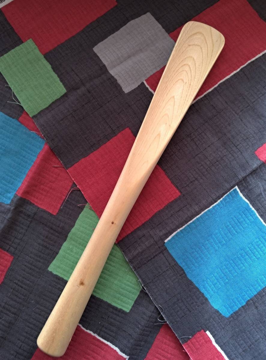 靴べら (ヤチダモ 小) 国産材を使った、木工職人さんの手作りです拍卖