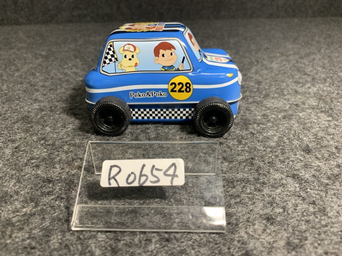 R0654 ペコちゃん お菓子の自動車型缶拍卖
