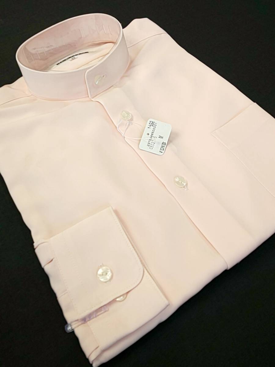 新品 SALE!! 送料無料 K.EMJO スタンドカラー ドレスシャツ Mサイズ ゆったり ダンス カラオケ パーティー 日本製 C6021-5 拍卖