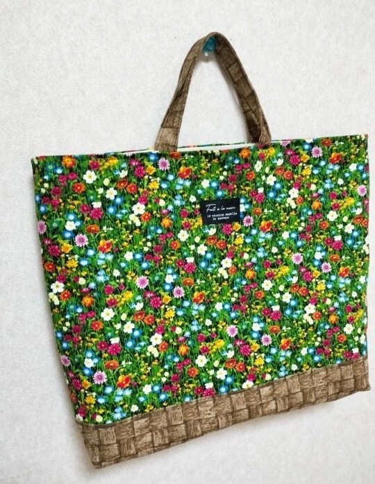 (在庫なし)花柄 トートバッグ ハンドメイド拍卖