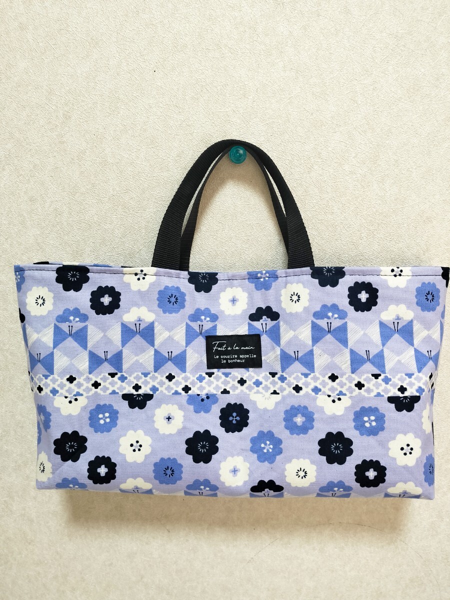 ハンドメイド トートバッグ 花柄 サブバッグ ランチバッグ サブバッグランチバッグ拍卖