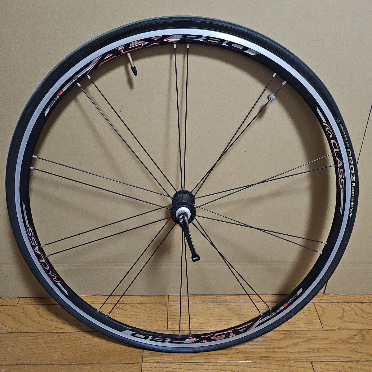 A class ALX ロードホイール前後ペア ミシュランタイヤ付き USED クリンチャー拍卖