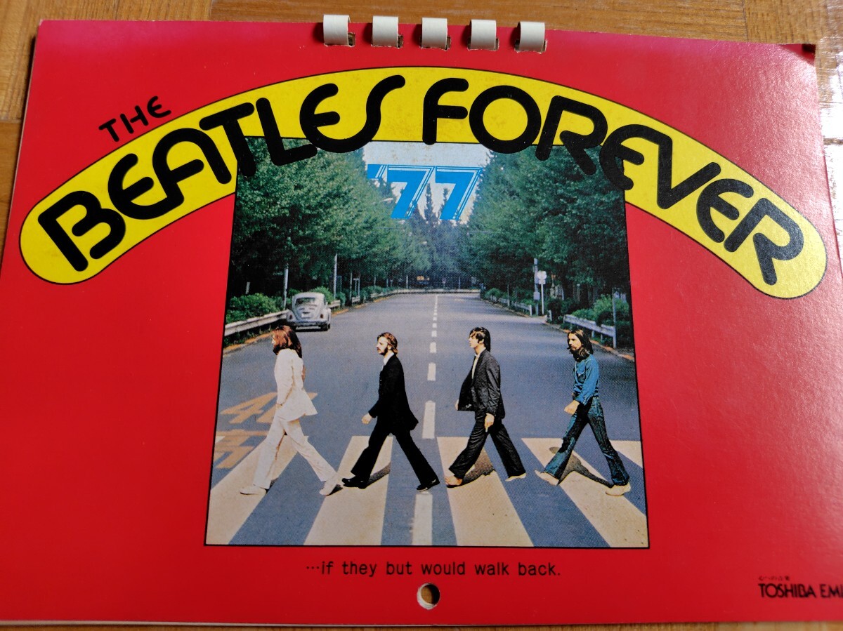 非売品!! 激レア! ザ・ビートルズ カレンダー ’77拍卖