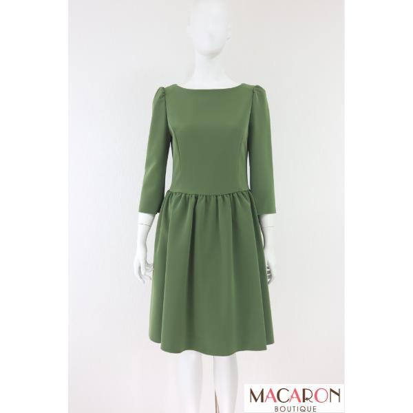 FOXEY マットストレッチグログランワンピース 39842 深緑・ダークグリーン フォクシーニューヨーク拍卖