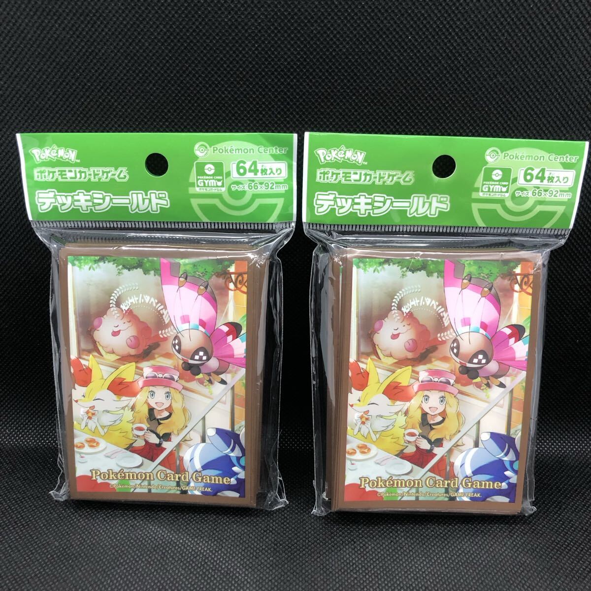 ポケモンカード デッキシールド ジム セレナ未開封品 2個拍卖