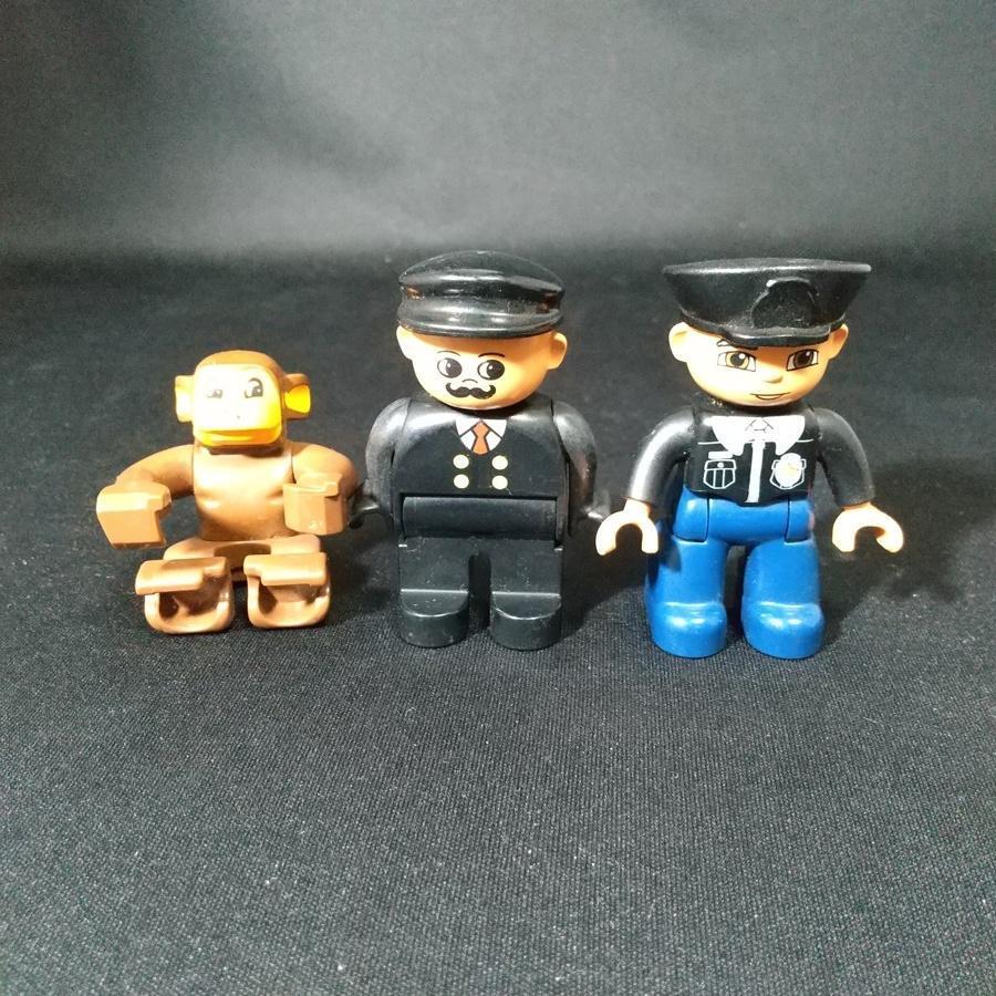 【送料無料】警察 おまわりさん 駅員 さる サル レトロフィグ LEGO ブロック レゴ拍卖