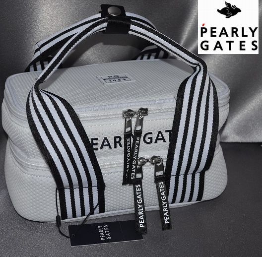 新品 パーリーゲイツ PEARLYGATES バニティ型 保冷 カートバッグ WIDE 保冷ボックス 保冷バッグ  クーラー 保温 ホワイト 白拍卖