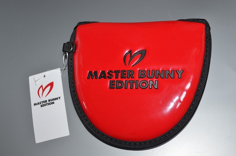 新品 マスターバニーエディション パターカバー エナメルシリーズ パーリーゲイツ マレットタイプ MASTER BUNNY レッド拍卖