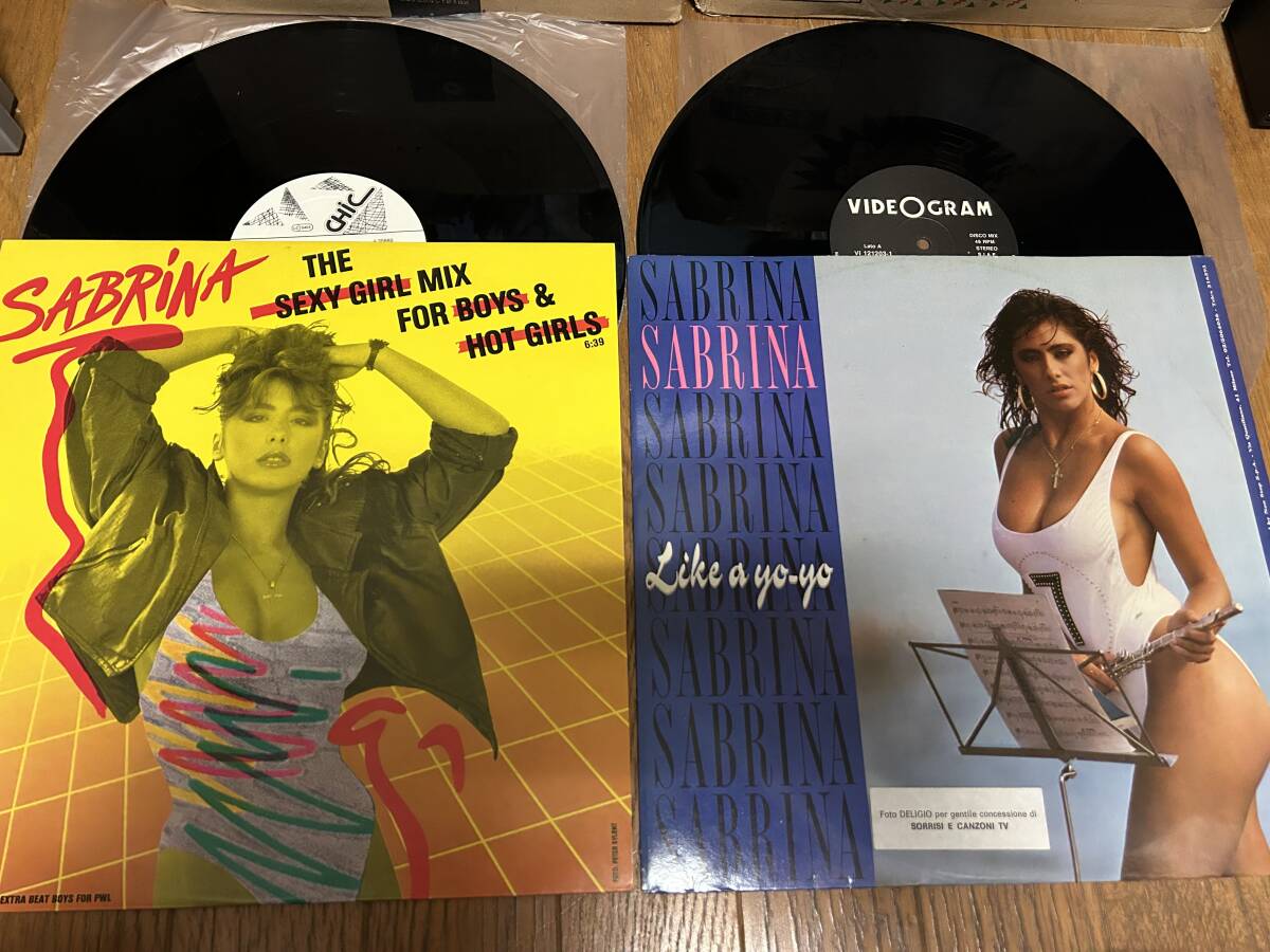 ★即決落札★SABRINA「THE SEXY GIRL MIX FOR BOYS & GIRLS」「Like a yo-yo/Funky girl」サブリナ/ダンス/ユーロビート/ドイツ盤/Milano?拍卖