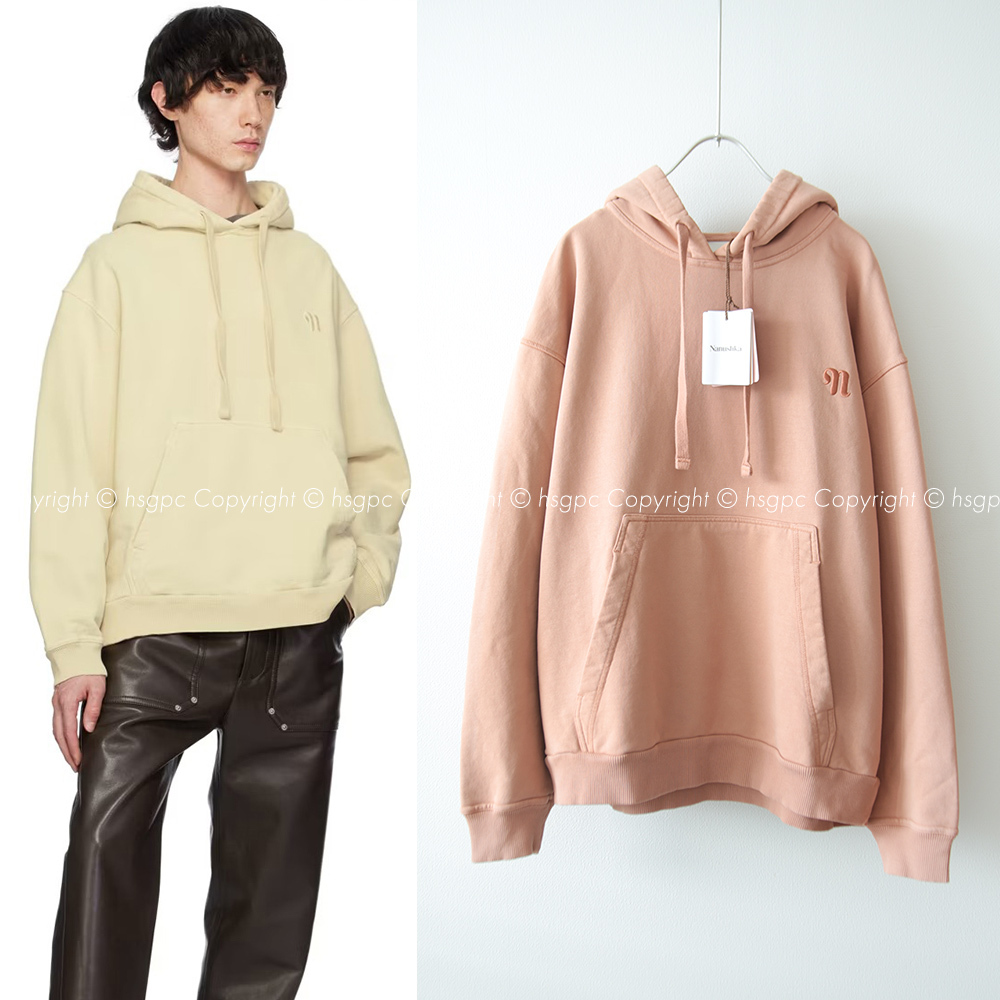 【定価7.2万】新品 ナヌーシュカ Nanushka 刺繍ロゴ オーバーサイズ フーディー パーカー プルオーバー エンブロイダリー パリコレクション拍卖