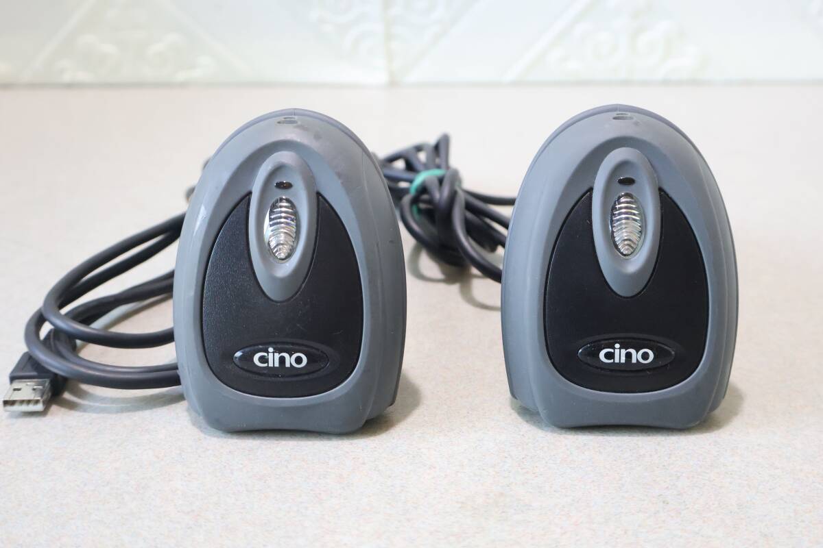G9832 P 【2台セット】FUZZYSCAN Cino F780-B バーコードリーダー USB接続 レジ・在庫管理用 中古品拍卖