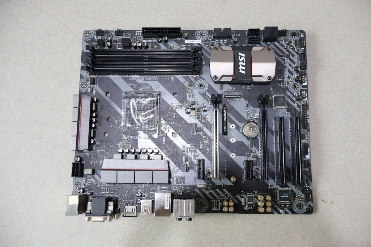 A0022 P MSI B350 TOMAHAWK マザーボード ATX Socket AM4 IOパネル付属 Ryzen 1000/2000/3000/5000シリーズ対応 最新BIOS確認済 動作品拍卖