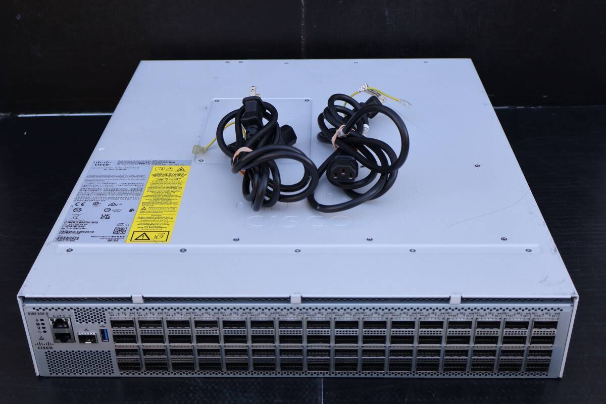 G5000 Y Cisco 8102-64H-O 64 ポート 8000 シリーズルーター/FAN-2RU-PI-V2 ファンモジュール/PSU650W-ACPI 650W 電源 341-101257-01拍卖